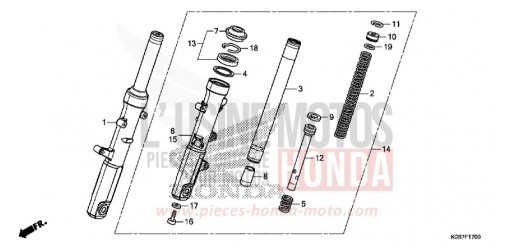 GABEL, VORNE NSS300AK de 2019